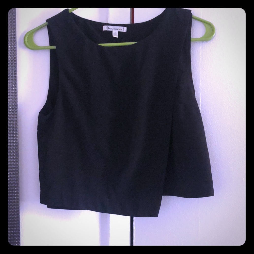 Lucca Couture Front Wrap Tank